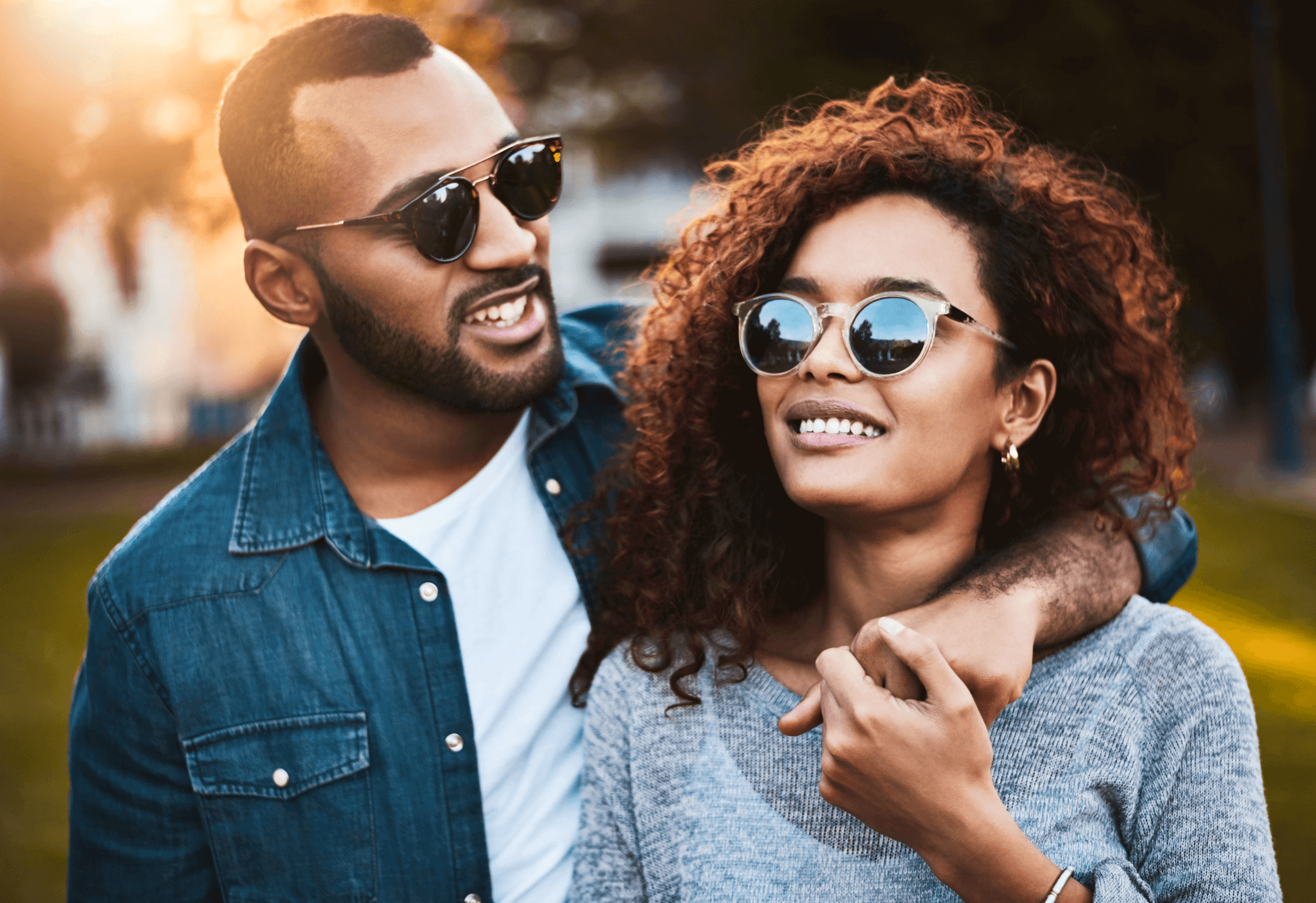 Happy partners demonstrating emotional connection after relationship therapy and counseling work