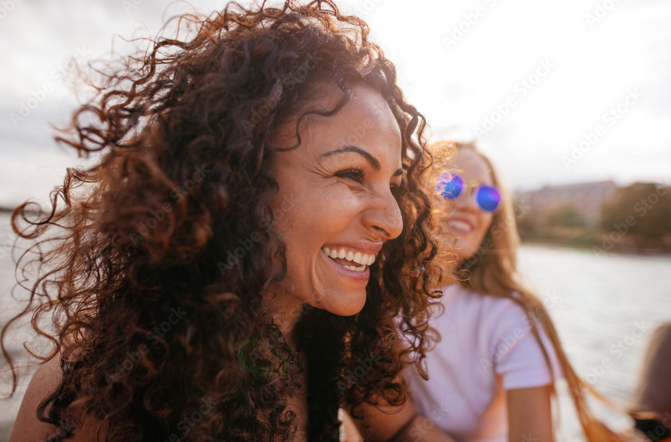 Confident women enjoying life together showing natural connection and freedom